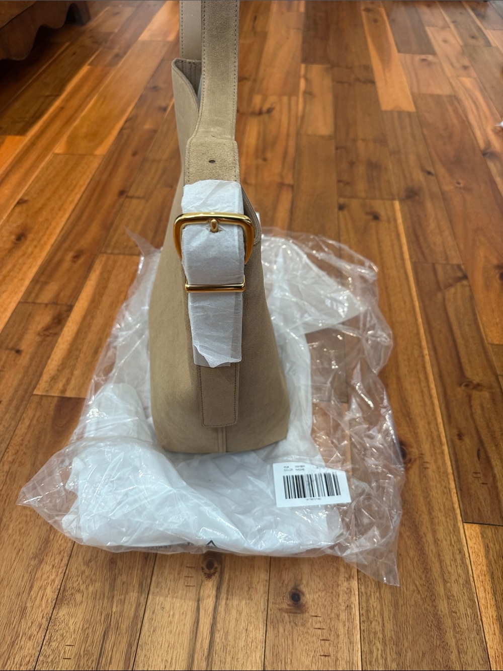 NWT Madewell suede purse in tawny khaki - Picture 3 of 5